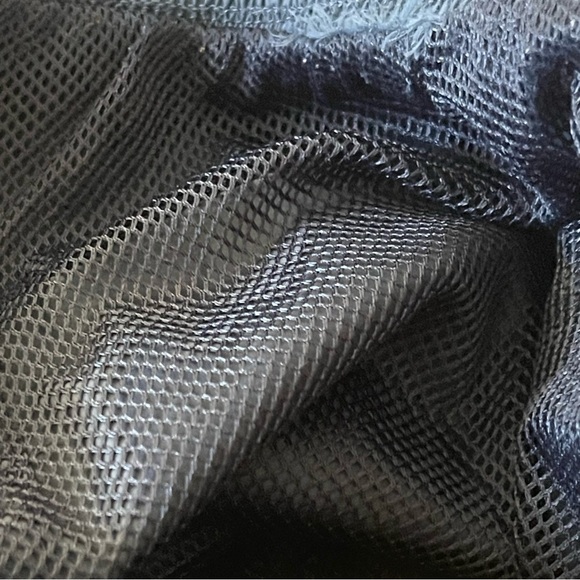 AMERICAN EAGLE vintage track pants size large blue with orange and white stripe - Picture 6 of 8